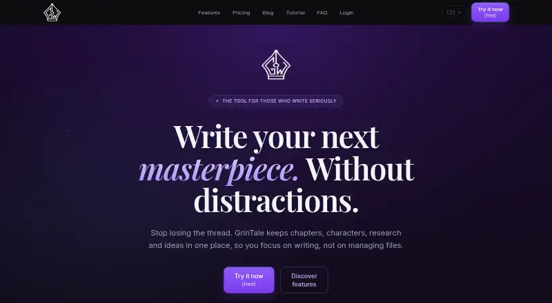 GrinTale's own site