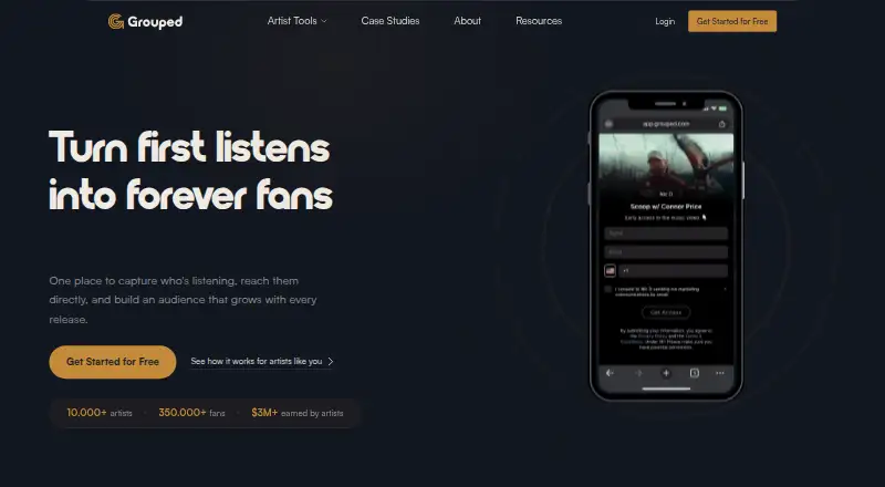 Grouped's own site