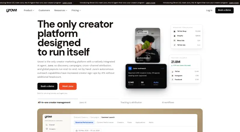 Growi's own site