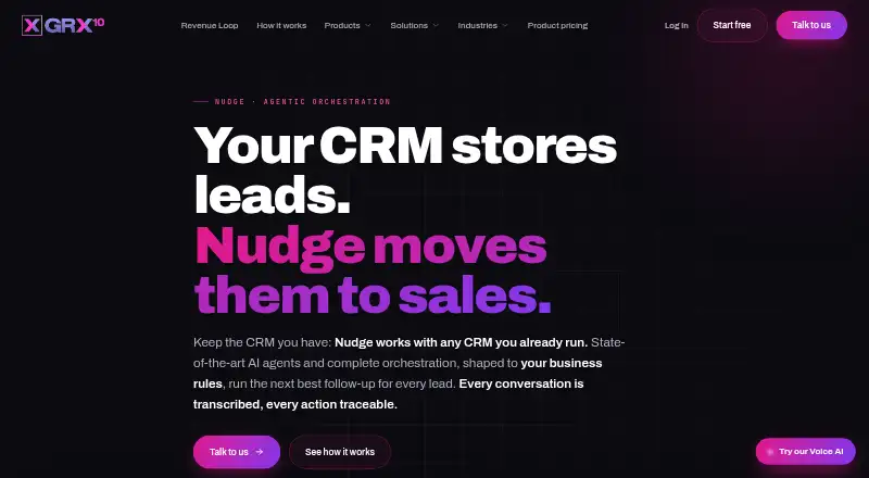 GRX10 Nudge's own site