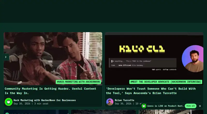 HackerNoon's own site