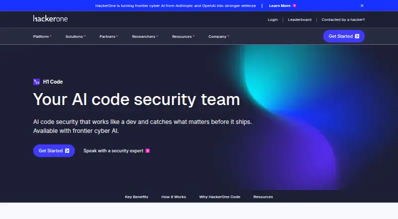 HackerOne Code's own site