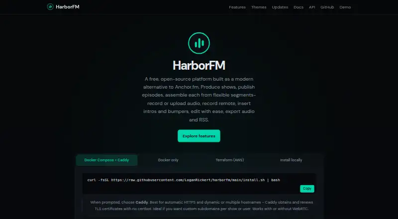 HarborFM's own site