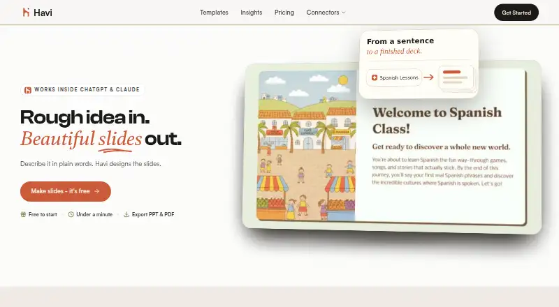 Havi's own site