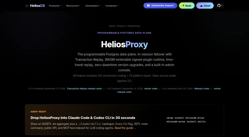 HeliosProxy's own site