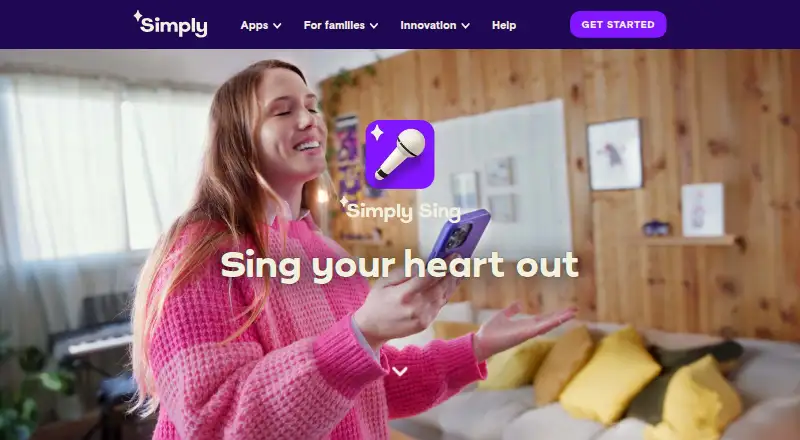 Simply Sing's own site