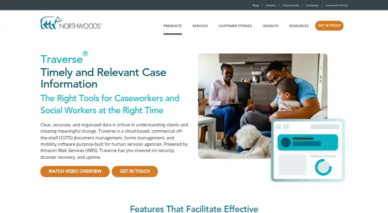 Traverse's own site