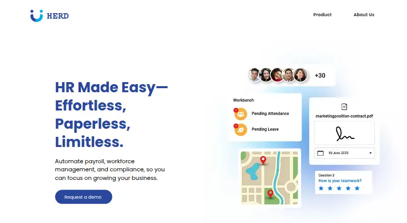 HerdHR's own site