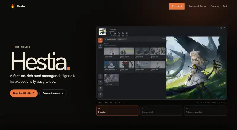 Hestia's own site