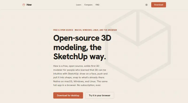 Hew's own site
