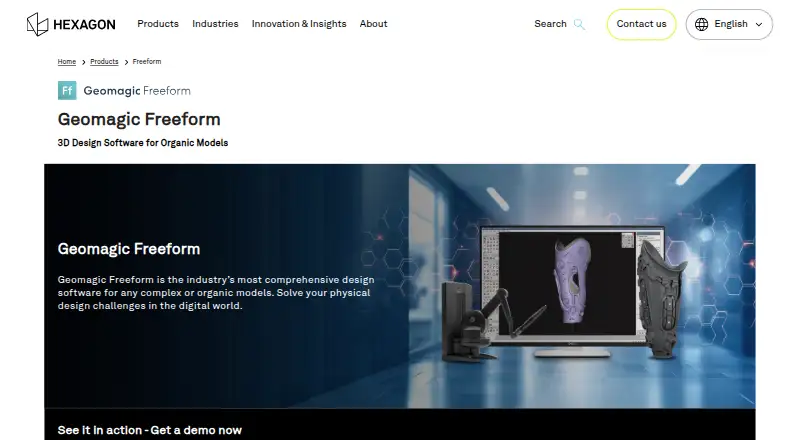 Geomagic Freeform's own site