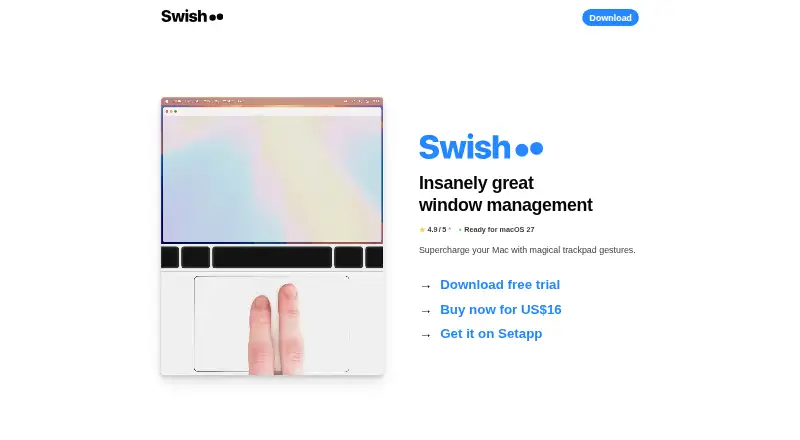 Swish's own site