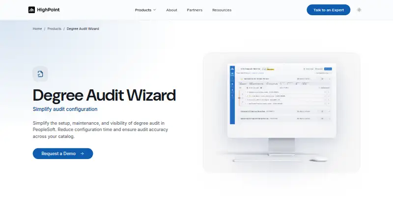 HighPoint Degree Audit Wizard's own site