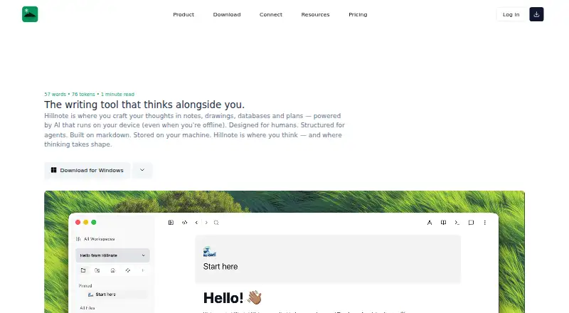 Hillnote's own site
