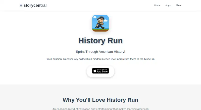 History Run's own site