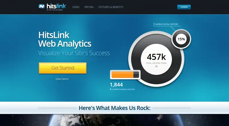 HitsLink's own site