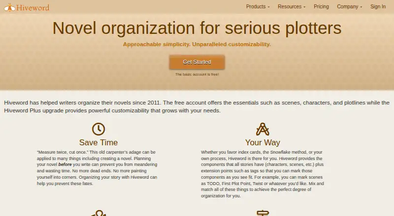 Hiveword's own site