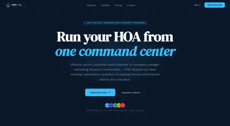 HOA HQ's own site