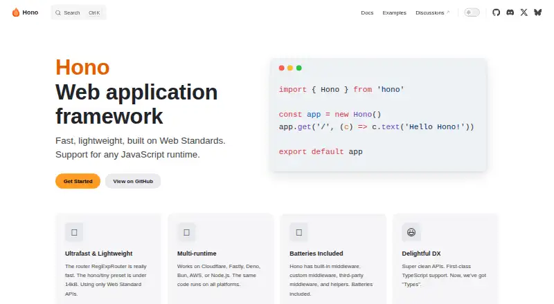 Hono's own site