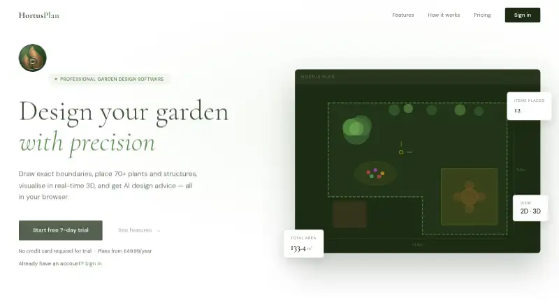 Hortus Plan's own site