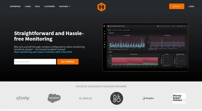 Hosted Graphite's own site