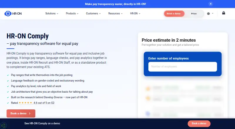 HR-ON Comply's own site