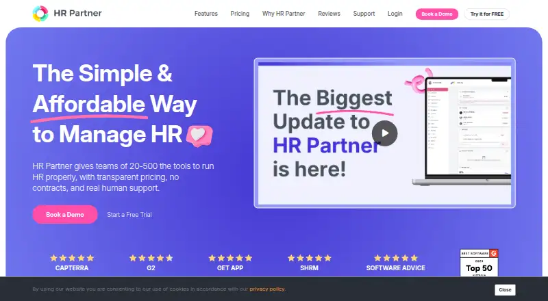 HR Partner's own site