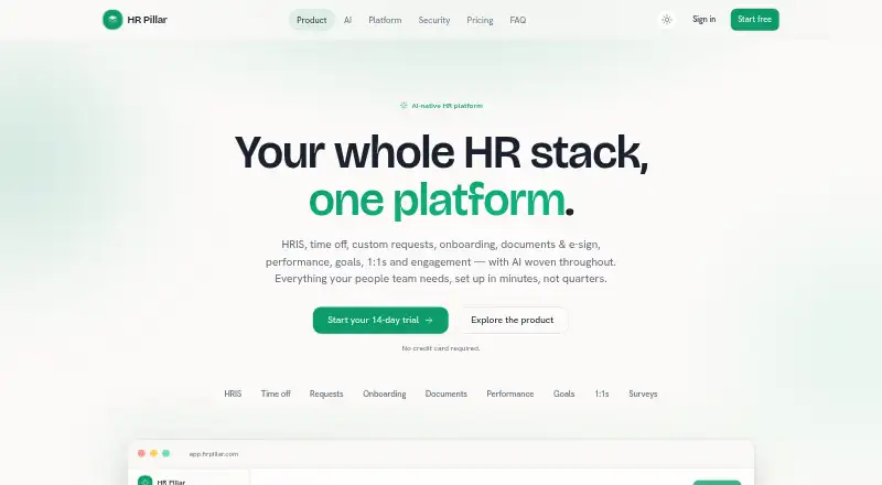 HR Pillar's own site