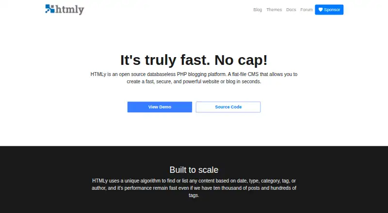 HTMLy's own site