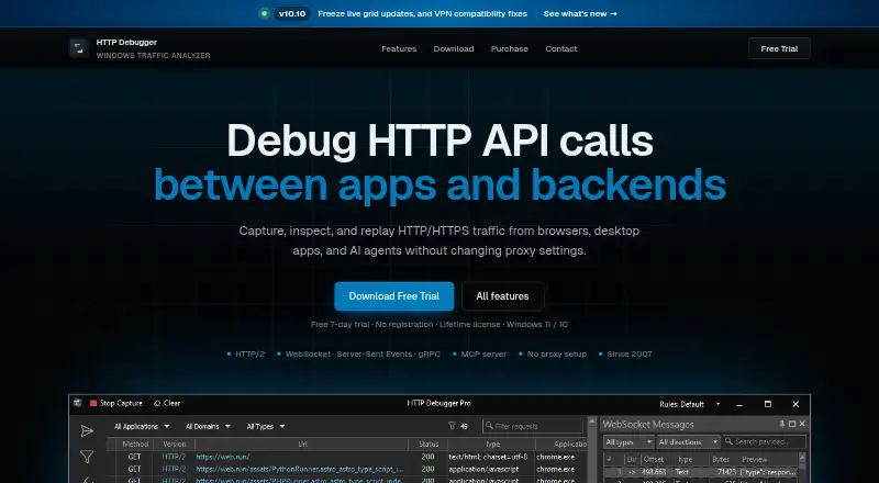 HTTP Debugger's own site