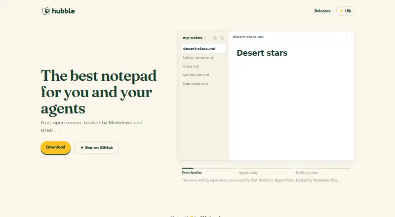 Hubble.md's own site