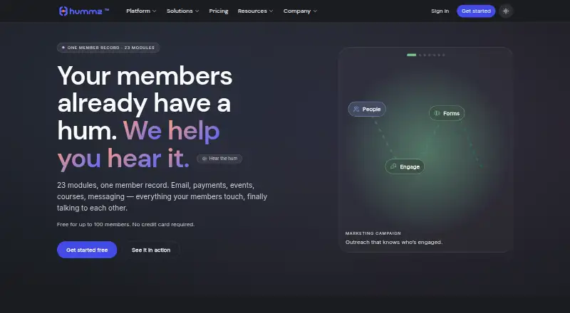 Hummz's own site