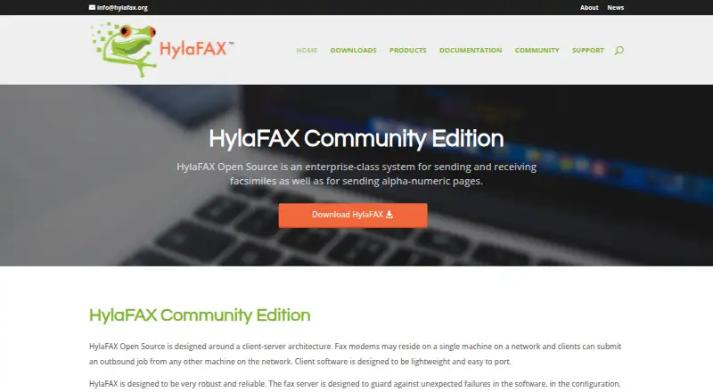 HylaFAX Community Edition's own site