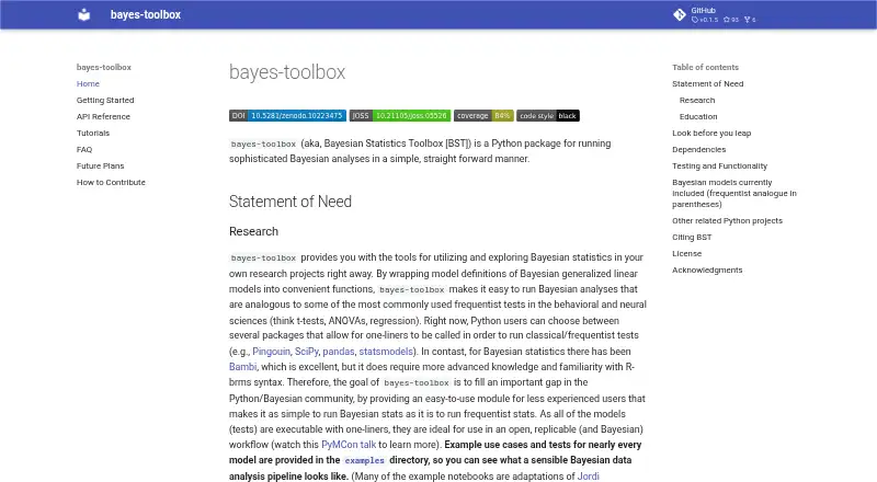 Bayes Toolbox's own site