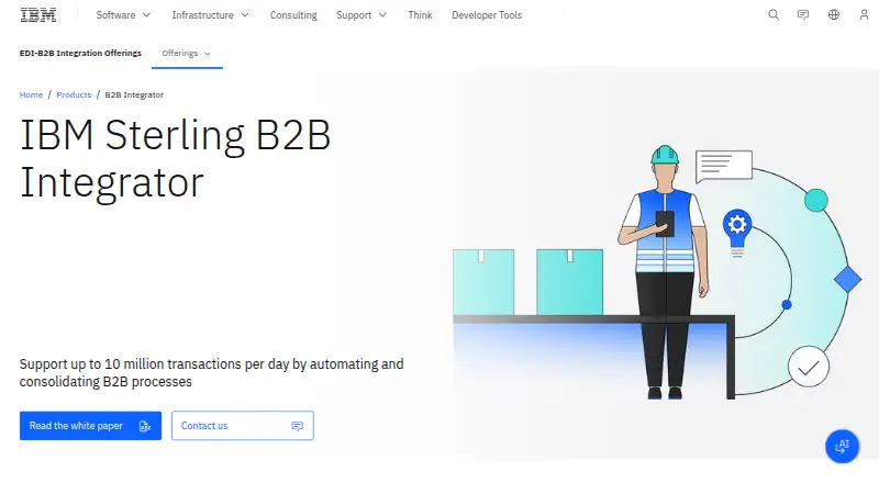 IBM Sterling B2B Integrator's own site