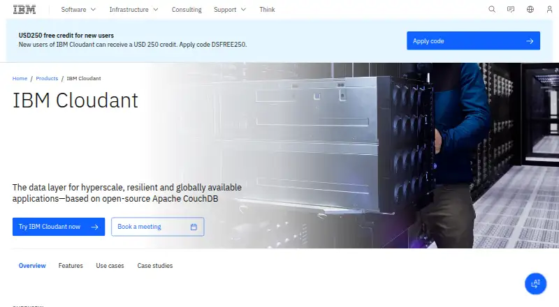 IBM Cloudant's own site