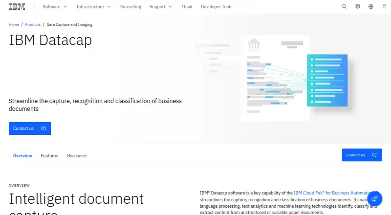 IBM Datacap's own site