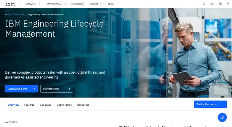IBM Engineering Lifecycle Management's own site
