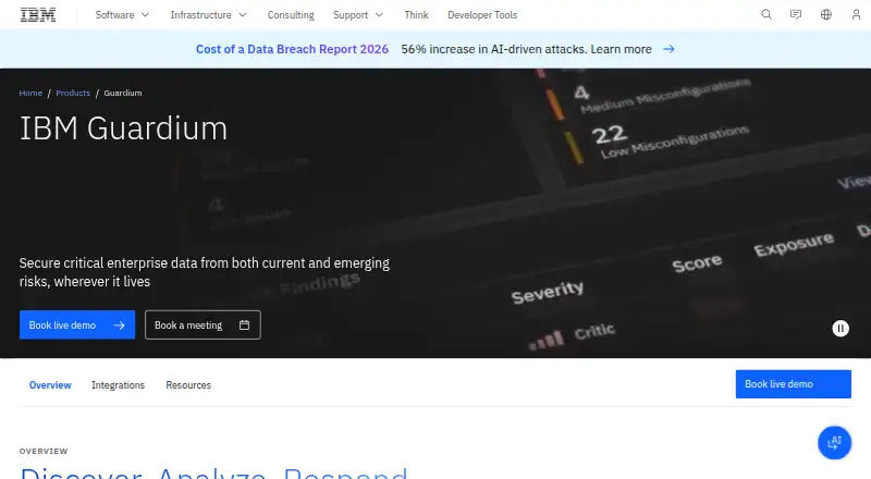 IBM Guardium's own site