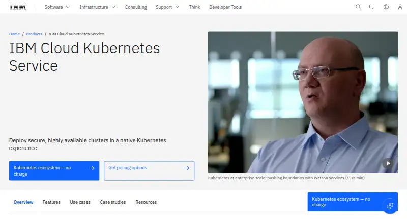 IBM Cloud Kubernetes Service's own site