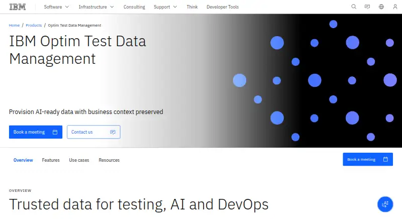 IBM Optim Test Data Management's own site