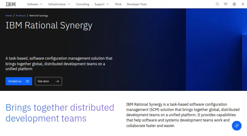 IBM Rational Synergy's own site