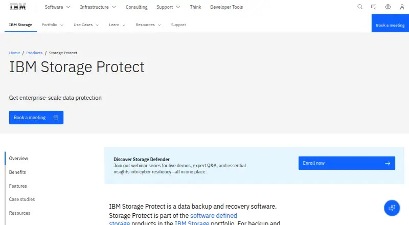IBM Storage Protect's own site