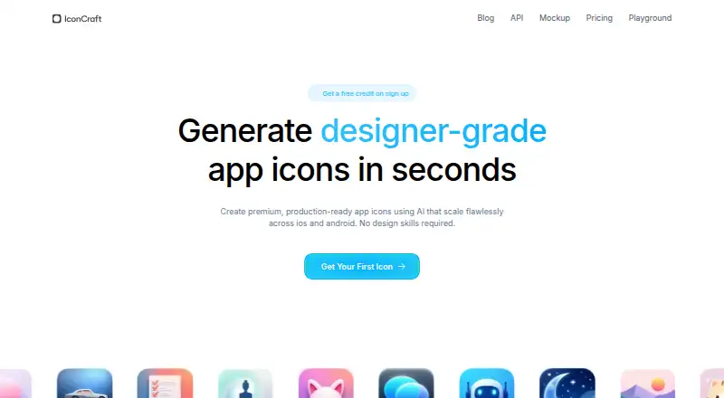 IconCraft's own site