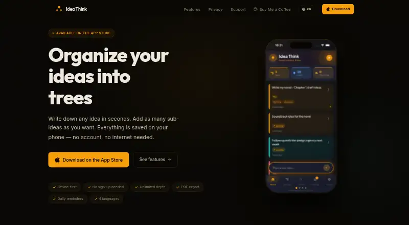 Idea Think's own site