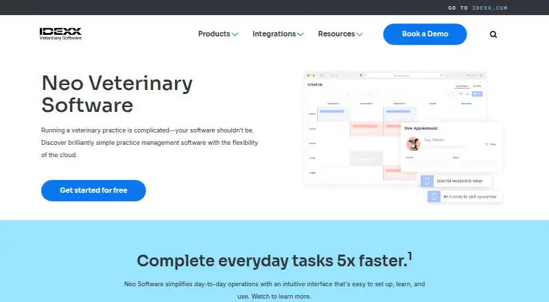 IDEXX Neo's own site