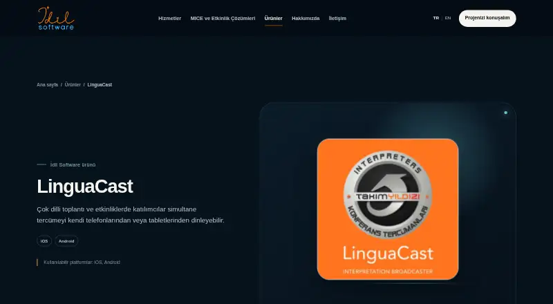 LinguaCast's own site