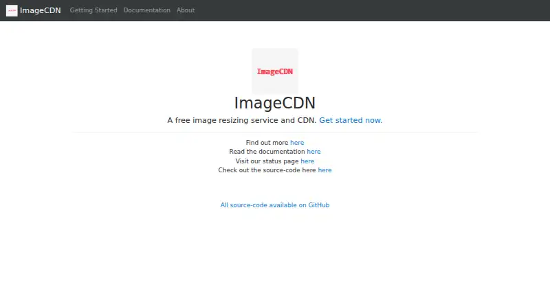 ImageCDN's own site