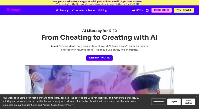 imagi Edu's own site