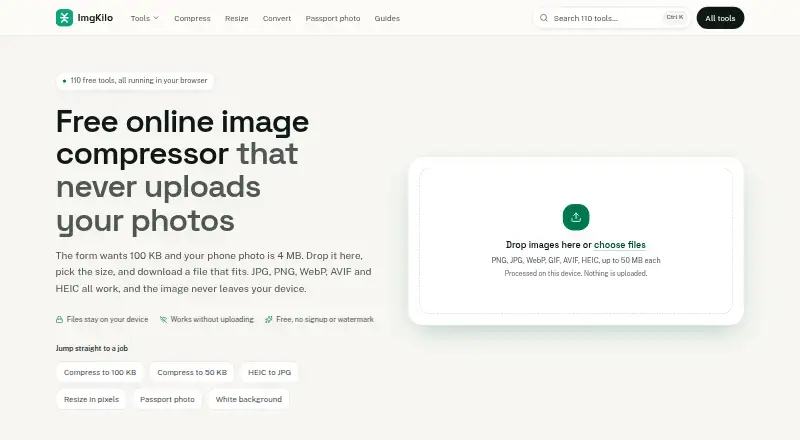 imgkilo's own site